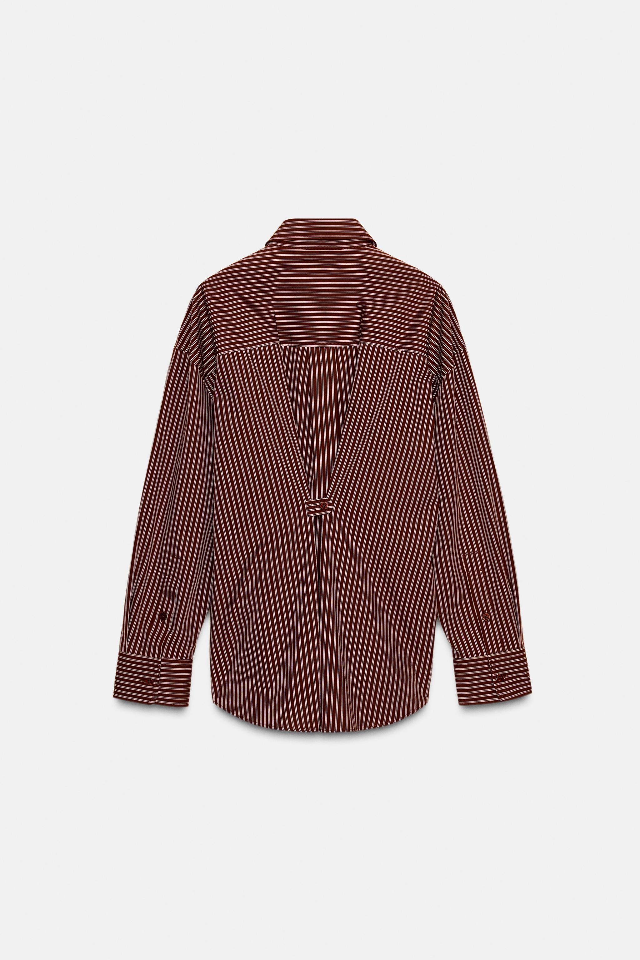 ZW COLLECTION LIMITED EDITION STRIPED SILK SHIRT